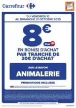 Carrefour Express Ouessant OPÉRATION BON(S) D’ACHAT ANIMALERIE - au 12.10.2025