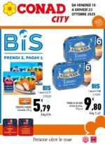 Conad City BIS, PRENDI 2 PAGHI 1 - al 23.10.2025
