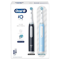 Set 2 x Periuta de dinti electrica iO3 cu Tehnologie Magnetica si Micro-Vibratii