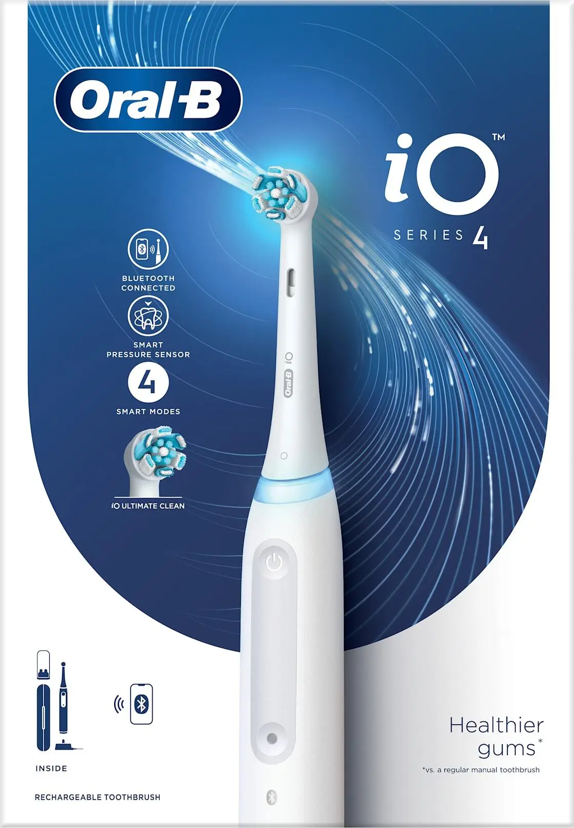 Ofertolino ro Perie De Din i Electric IO4 Quite White timbru 