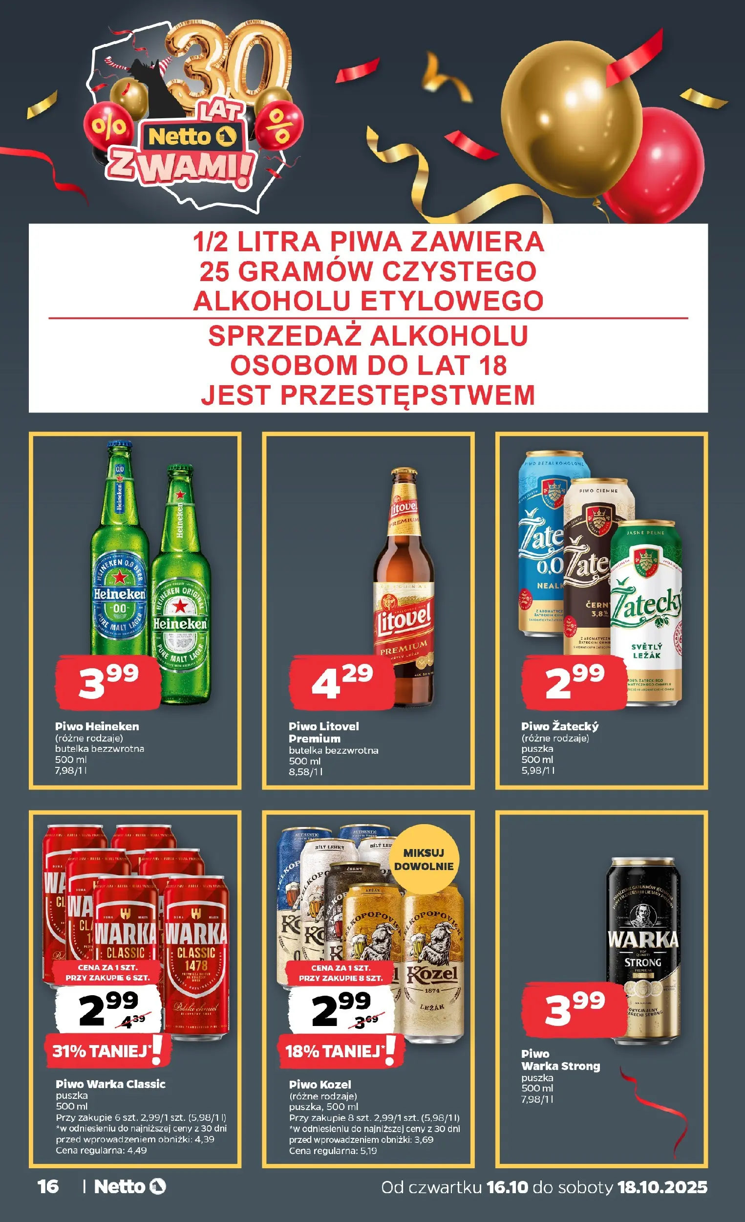 Netto - NETTO T42B Food ważne do 18.10 od 15.10.2025 - Aktualne promocje | Strona: 16