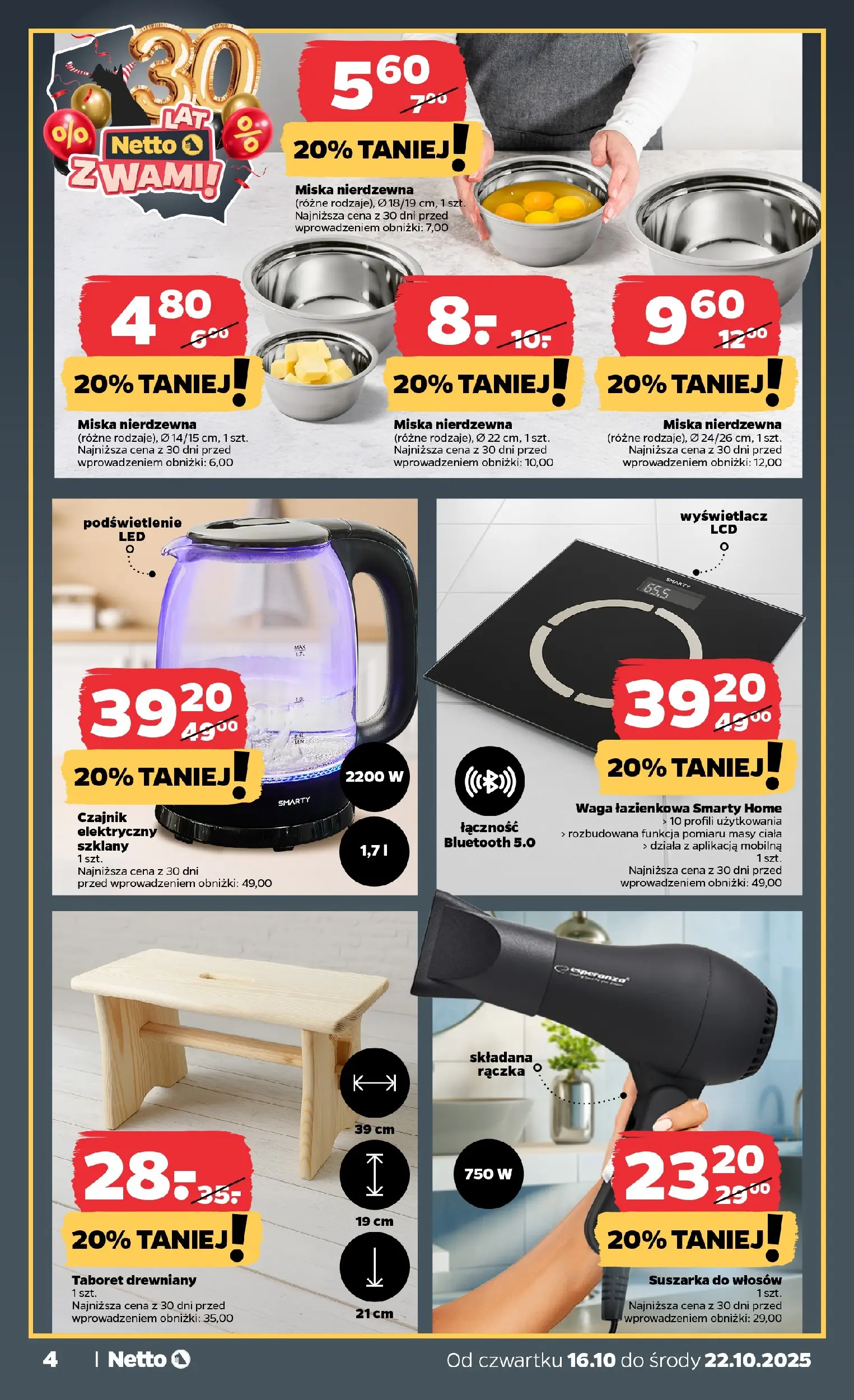 Netto - NETTO T42B NON Food ważne do 22.10 od 15.10.2025 - Aktualne promocje | Strona: 4