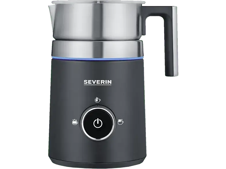 Severin Spuma 500 Milchaufschäumer (Edelstahl/Schwarz, Watt, ml)