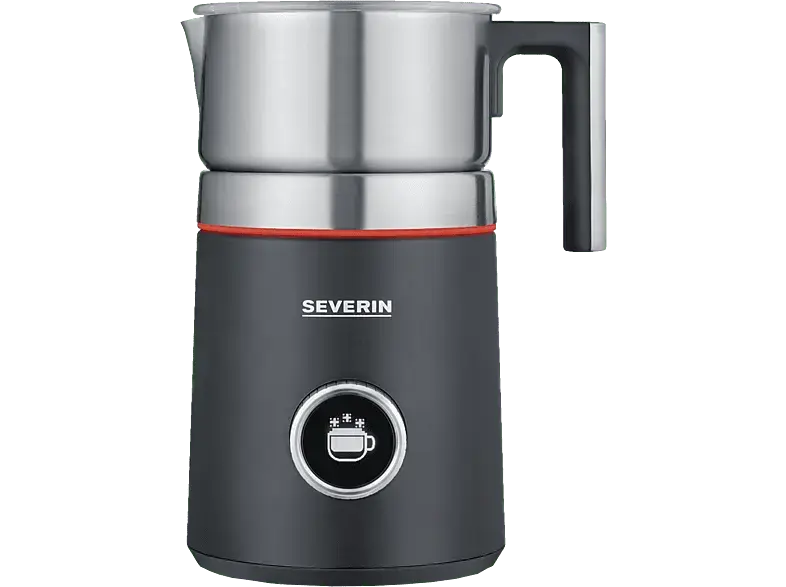 Severin Spuma 700 Plus Milchaufschäumer (Edelstahl/Schwarz, 500 Watt, ml)