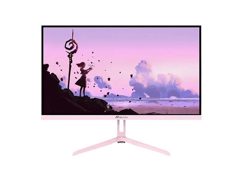 AROZZI LED 23,8 Zoll Gaming Monitor, Full-HD, 1 ms Reaktionszeit, 300 cd/m², 200 Hz, Pink