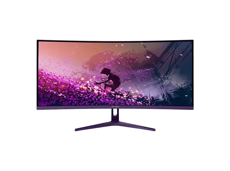 AROZZI NOVA 34 Zoll Curved Gaming Monitor, UWQHD, 1 ms Reaktionszeit, 350 cd/m², 165 Hz, Purple