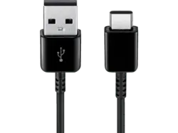 Samsung 174728 USB-Kabel "EP-DG930", USB-C - USB-A, 1,5 m, Schwarz; Datenkabel