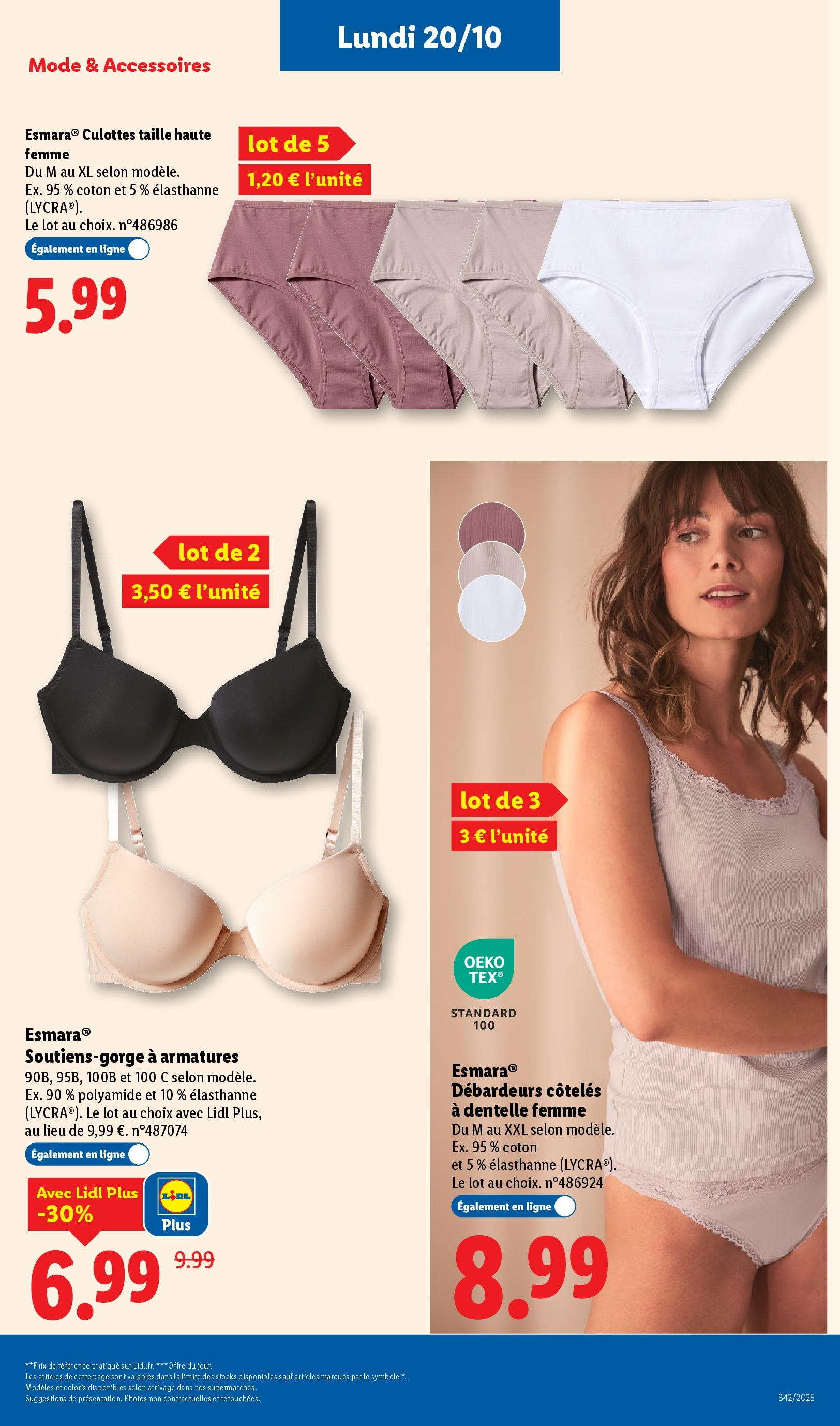 Catalogue LIDL du 16/10/2025 | Promo prospectus en ligne | Page: 69 | Produits: Coton