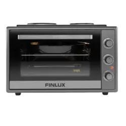 Готварска печка (мини) Finlux FMC-6024BF , 2 ток , Черен
