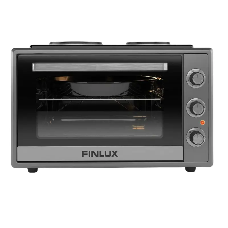 Готварска печка (мини) Finlux FMC-6024BF , 2 ток , Черен