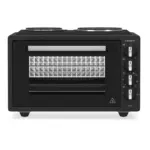ЗОРА Готварска печка (мини) Crown CMO-433BL , 2 ток , Черен