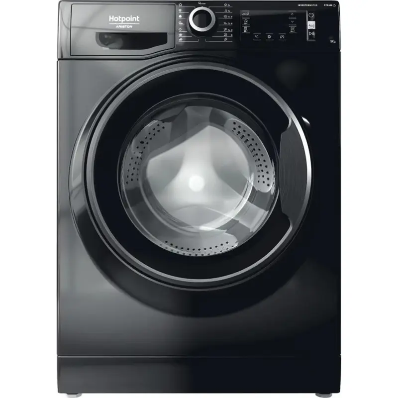 Пералня Hotpoint-Ariston NLCD 948 BS A EU , 1400 об./мин., 9.00 kg, A , Черен