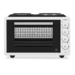 ЗОРА Готварска печка (мини) Crown CMO-433W , 2 ток , Бял
