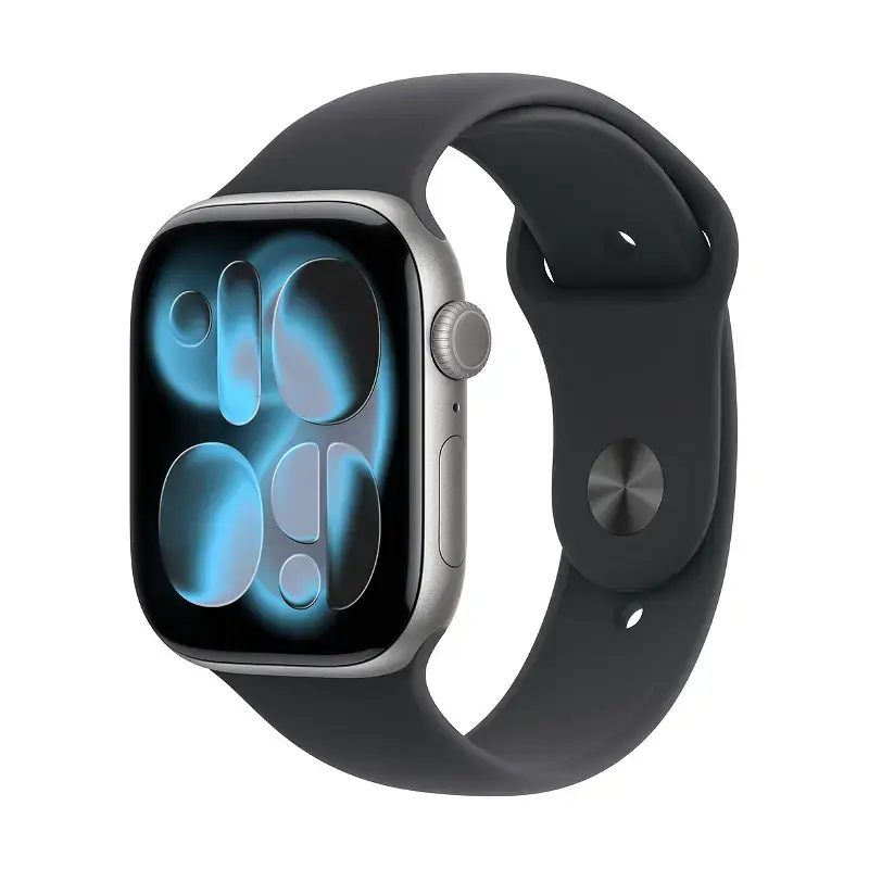 Смарт часовник Apple Watch 11 Cell 46mm Space Grey/Black Band M/L mfca4