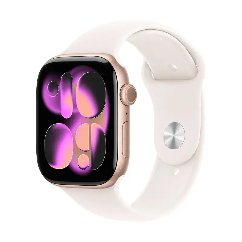 Смарт часовник Apple Watch 11 46mm Rose Gold/Light Band M/L mev74