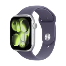 Смарт часовник Apple Watch 11 46mm Silver/Purple Band S/M mev94
