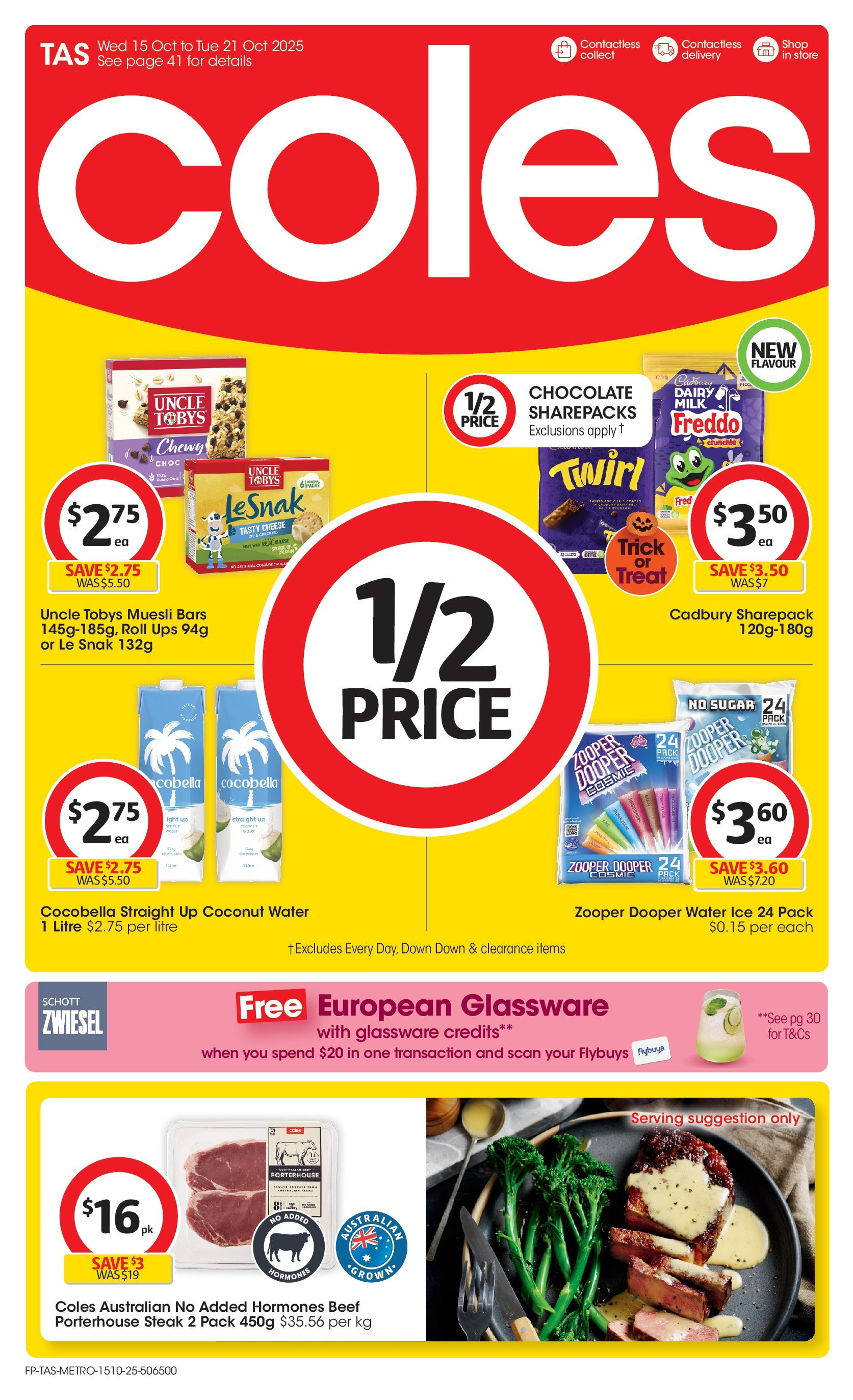 ﻿﻿Coles catalogue valid from 15/10/2025 > Online Australia | Page: 1 | Products: Cheese, Beef, Steak, Sugar