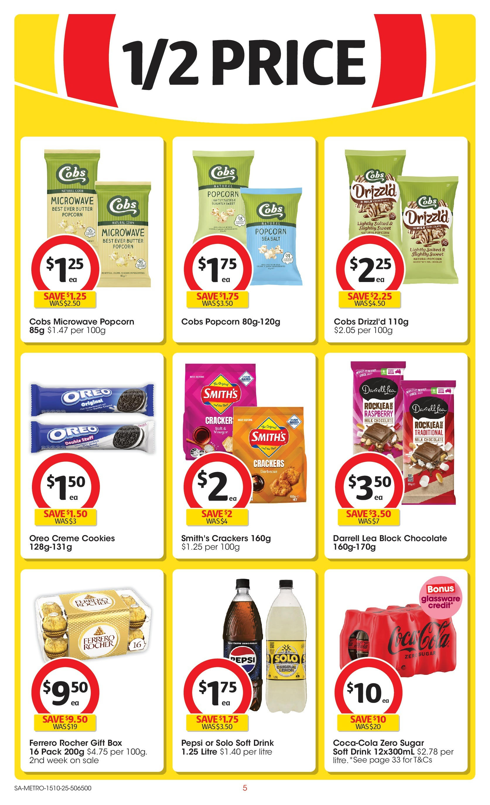 ﻿﻿Coles catalogue valid from 15/10/2025 > Online Australia | Page: 5 | Products: Box, Milk, Salt, Sugar