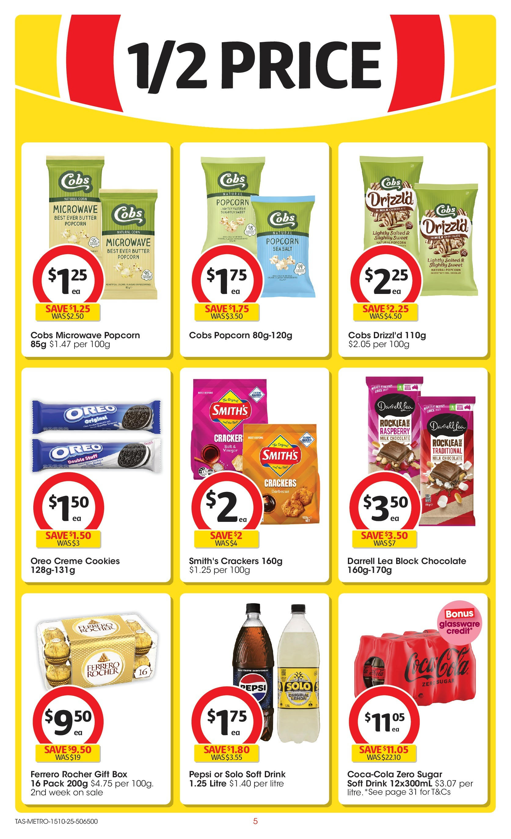 ﻿﻿Coles catalogue valid from 15/10/2025 > Online Australia | Page: 5 | Products: Chocolate, Lemon, Vinegar, Microwave