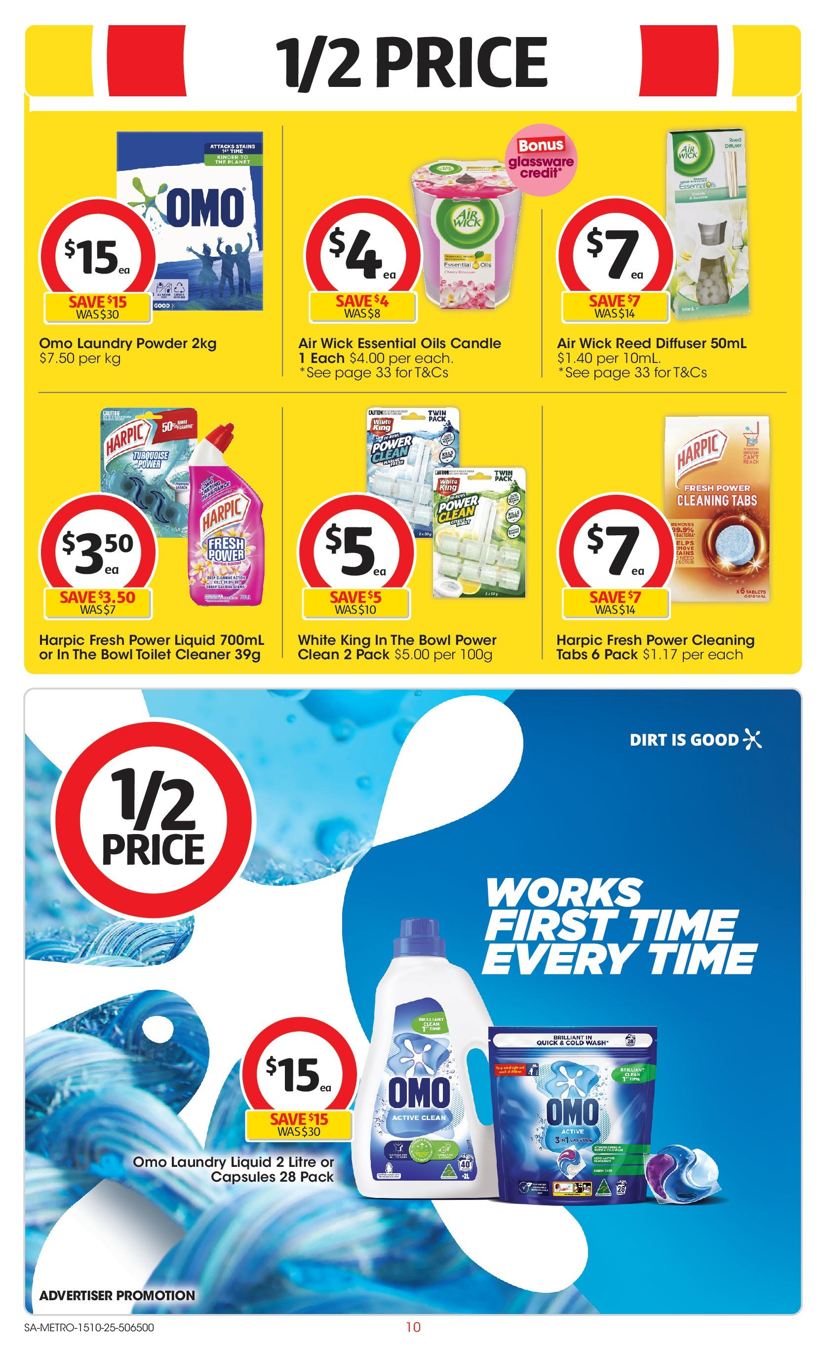 ﻿﻿Coles catalogue valid from 15/10/2025 > Online Australia | Page: 10 | Products: Toilet, Fragrance, Candle, Laundry