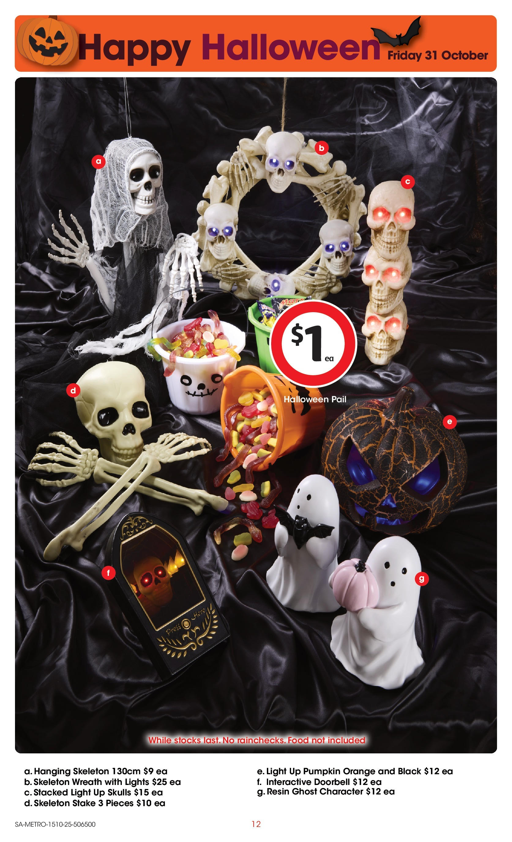 ﻿﻿Coles catalogue valid from 15/10/2025 > Online Australia | Page: 12 | Products: Light, Pumpkin, Doorbell, Press