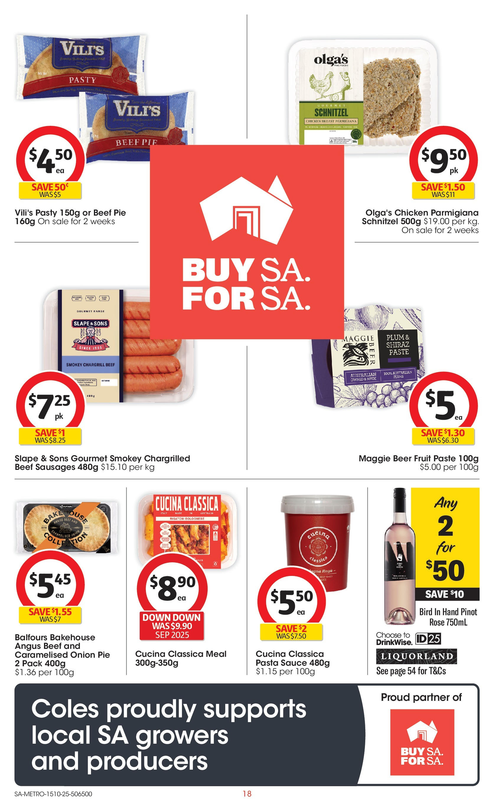 ﻿﻿Coles catalogue valid from 15/10/2025 > Online Australia | Page: 18 | Products: Beer, Chicken, Beef, Sauce