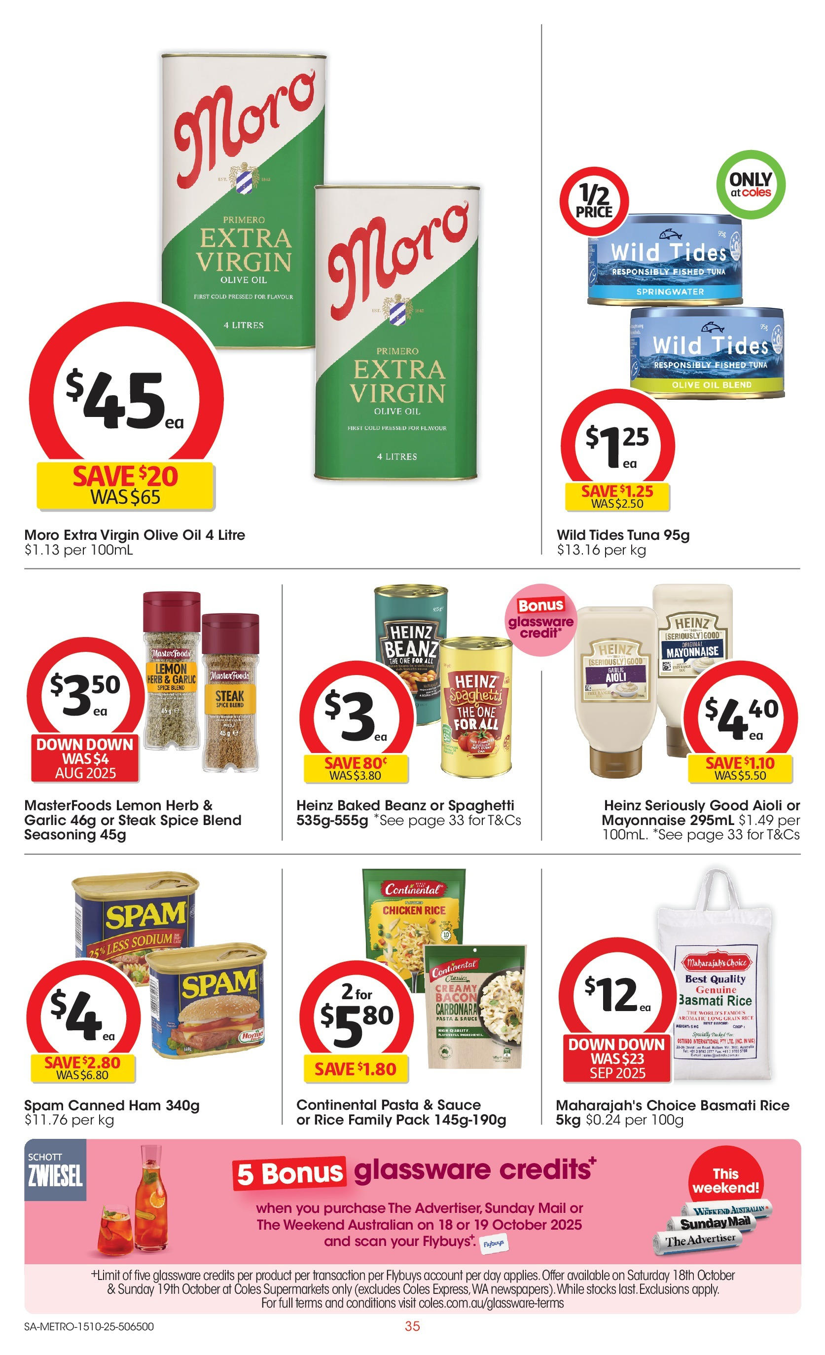﻿﻿Coles catalogue valid from 15/10/2025 > Online Australia | Page: 35 | Products: Herb, Oil, Olive oil, Steak