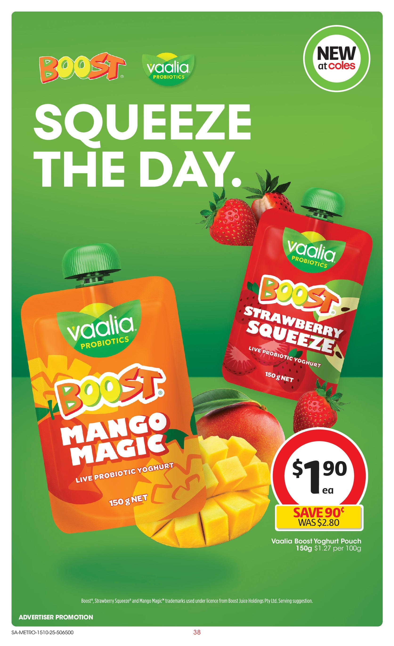 ﻿﻿Coles catalogue valid from 15/10/2025 > Online Australia | Page: 38 | Products: Yoghurt, Juice, Mango