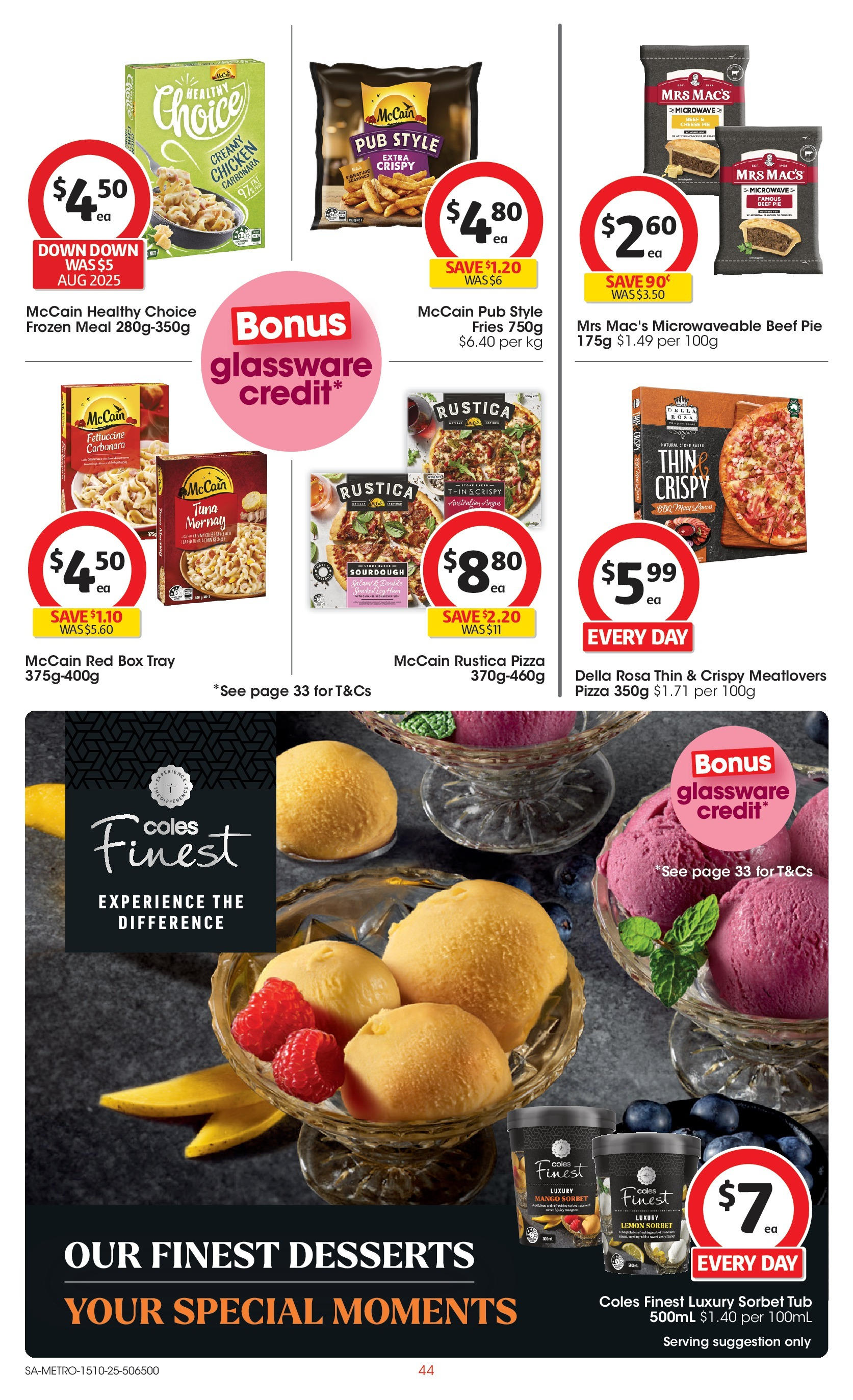 ﻿﻿Coles catalogue valid from 15/10/2025 > Online Australia | Page: 44 | Products: Box, Ham, Beef, Microwave