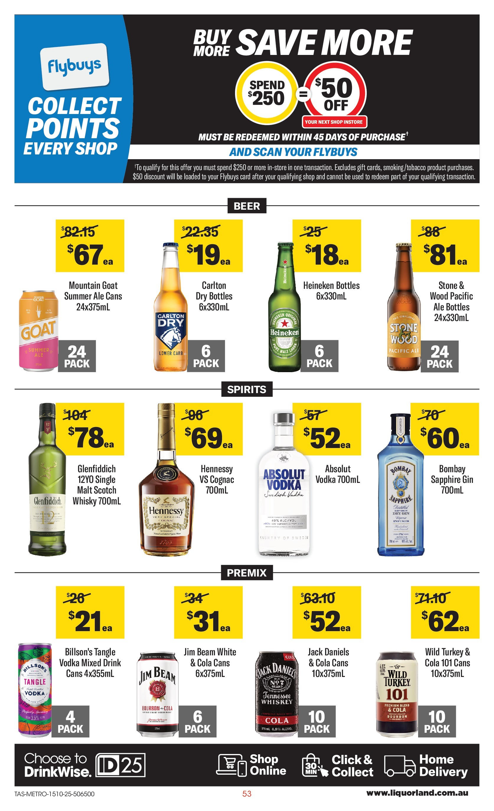 ﻿﻿Coles catalogue valid from 15/10/2025 > Online Australia | Page: 53 | Products: Beer, Bourbon, Whiskey, Wood
