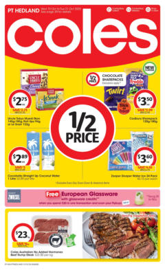 Preview of Coles Catalogue PT Hedland - valid from 15.10.2025
