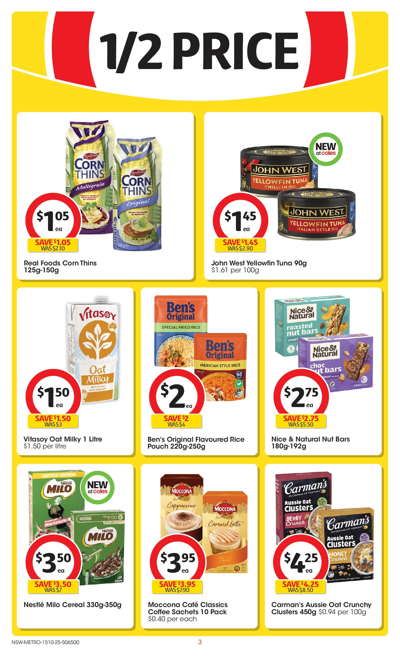 ﻿﻿Coles catalogue valid from 15/10/2025 > Online Australia | Page: 3 | Products: Oil, Coffee, Honey, Chilli