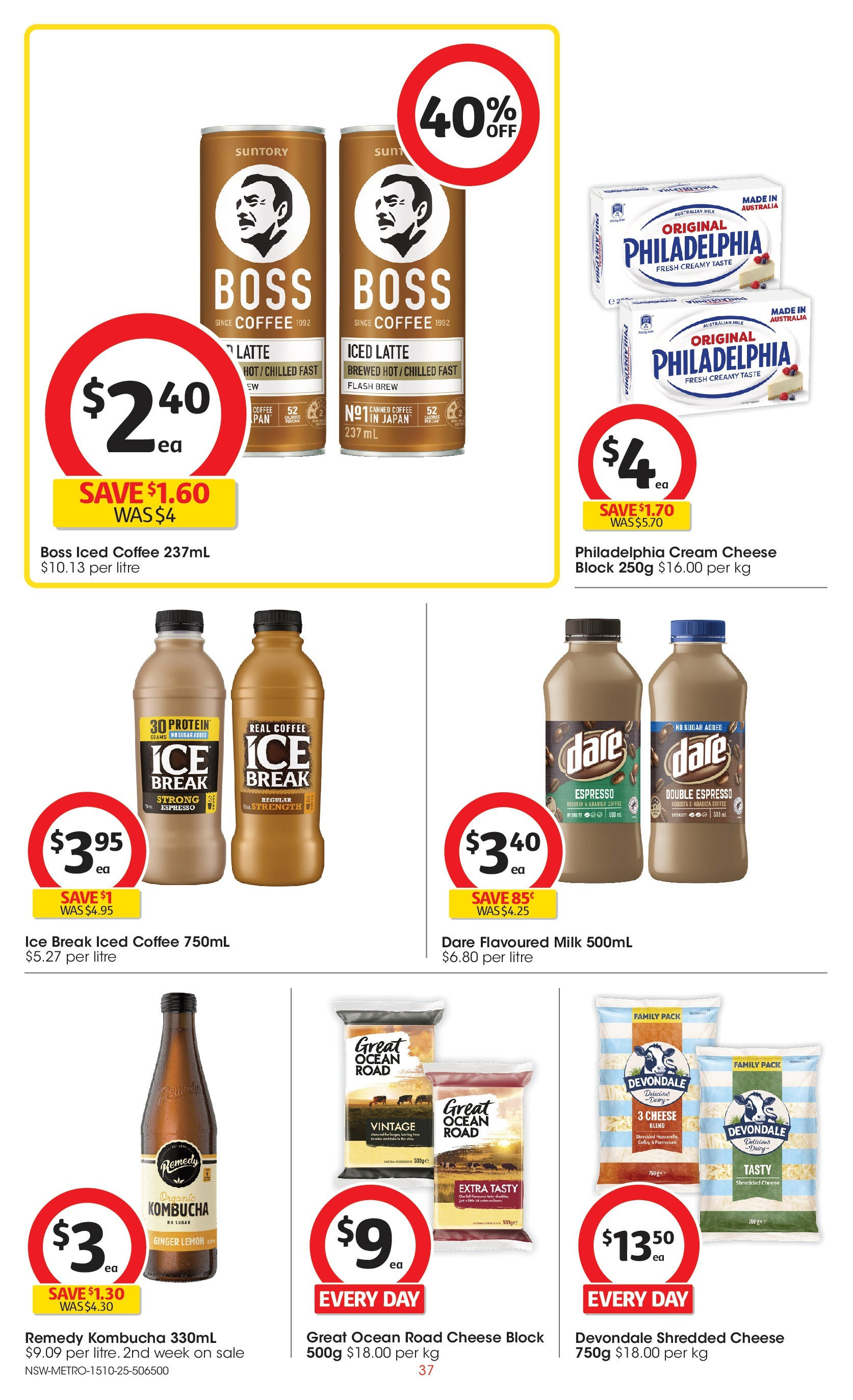 ﻿﻿Coles catalogue valid from 15/10/2025 > Online Australia | Page: 37 | Products: Coffee, Cream, Sugar, Lemon