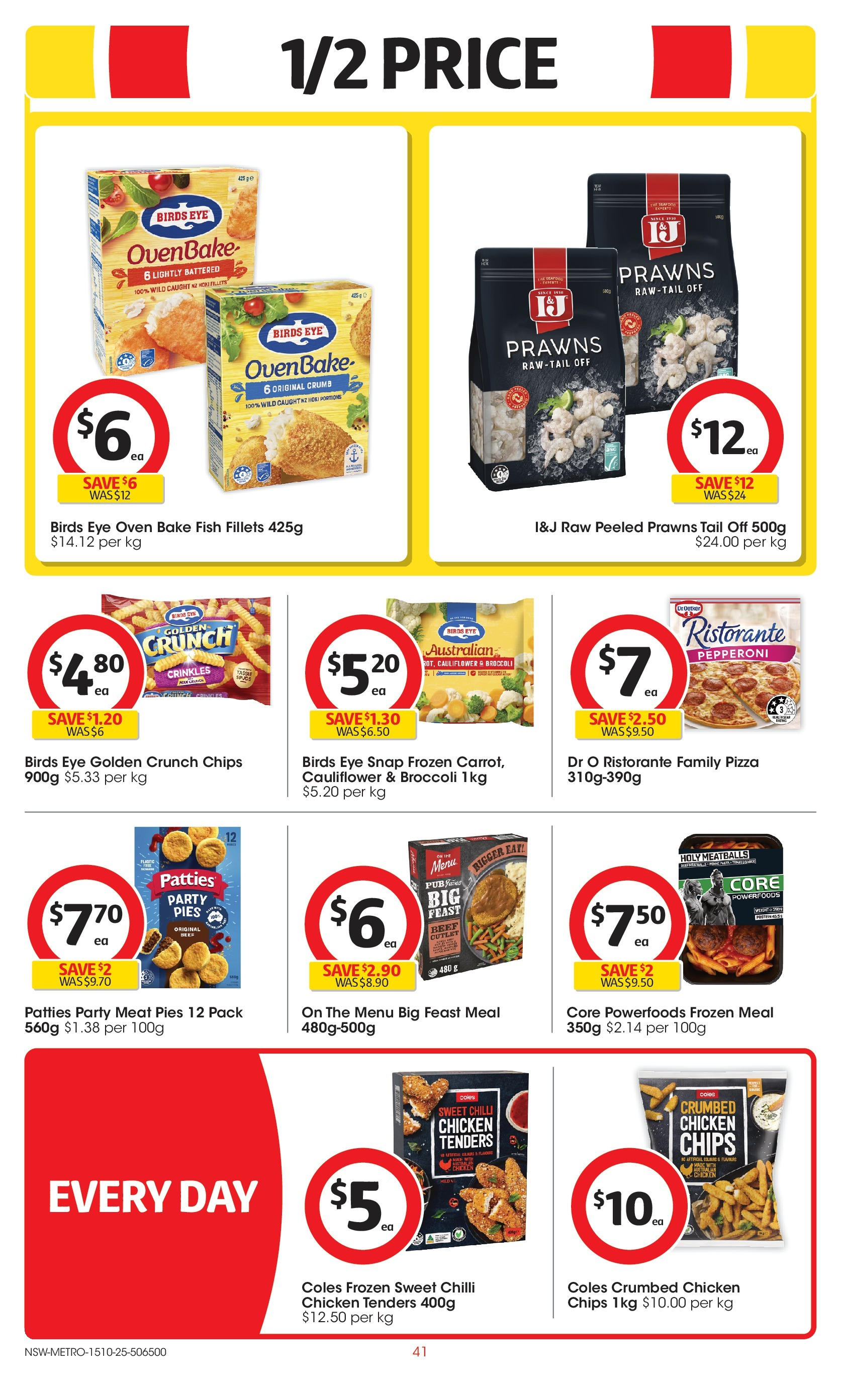 ﻿﻿Coles catalogue valid from 15/10/2025 > Online Australia | Page: 41 | Products: Beef, Chilli, Cauliflower, Oven