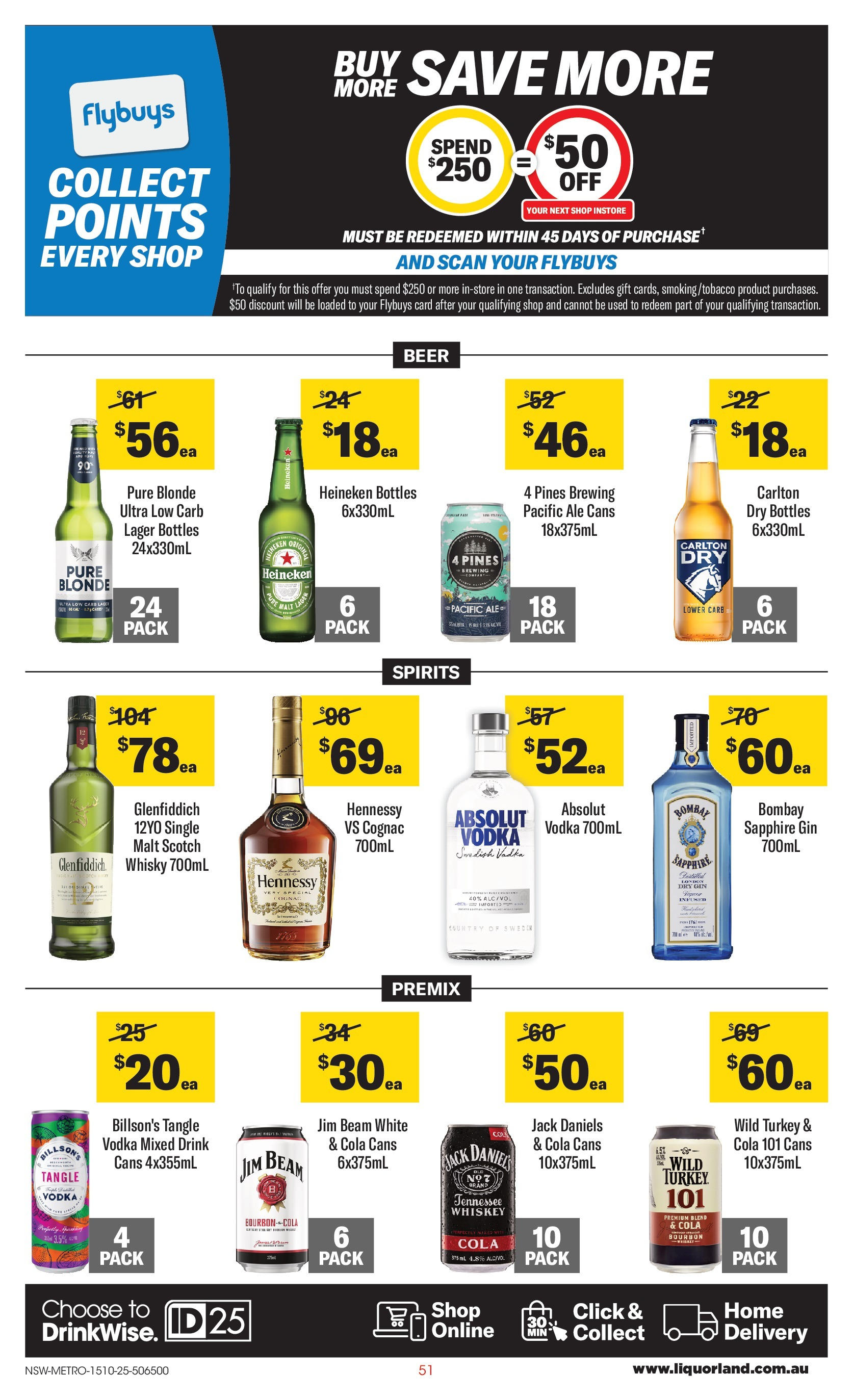 ﻿﻿Coles catalogue valid from 15/10/2025 > Online Australia | Page: 51 | Products: Bourbon, Vodka, Whiskey, Turkey