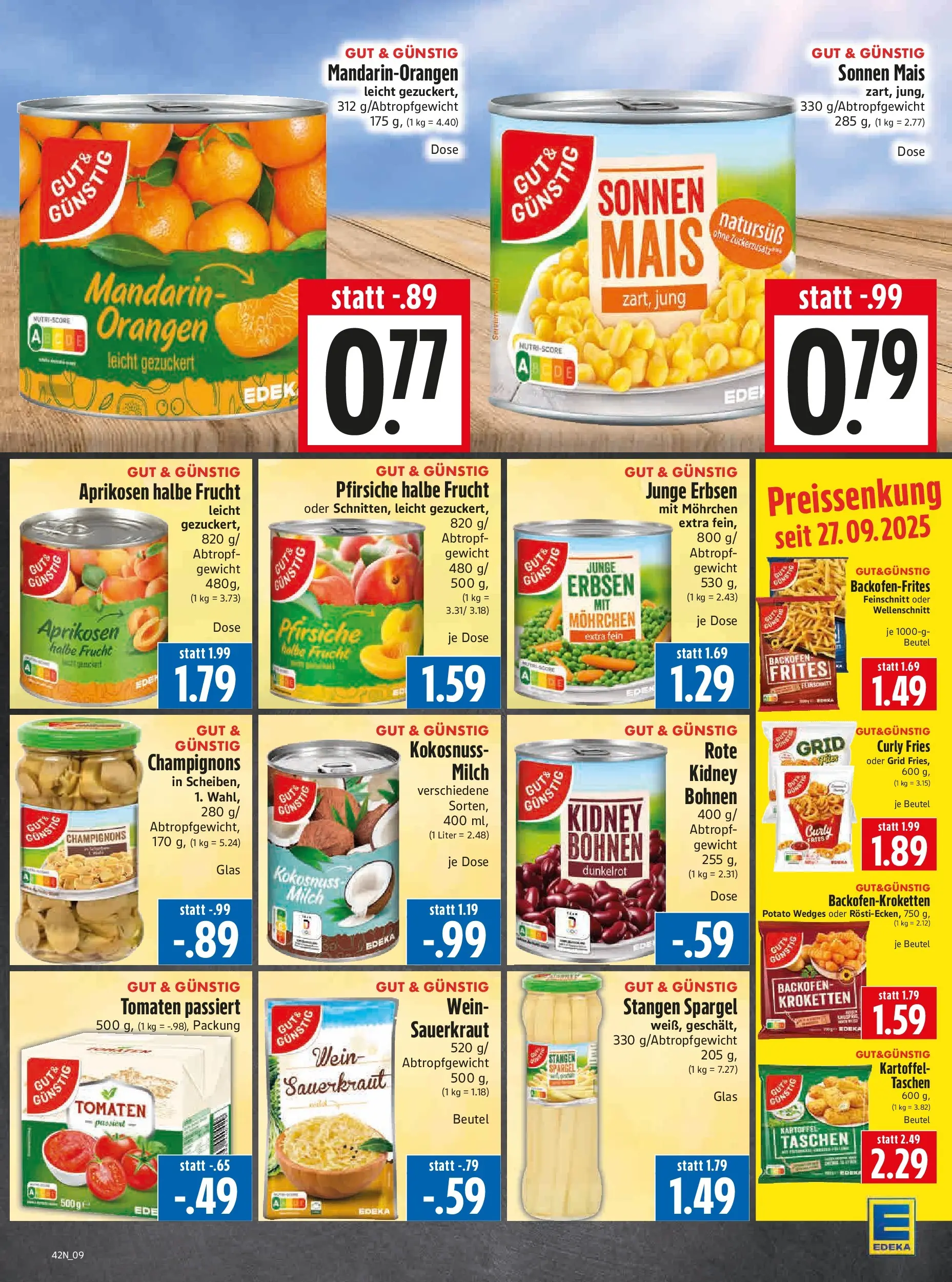 Entdecke - Edeka Hahner: Wochenangebote (ab 11.10.2025) zum Blättern | Seite: 11 | Produkte: Orangen, Tomaten, Spargel, Champignons