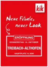KiK: Neueröffnung Treibach-Althofen