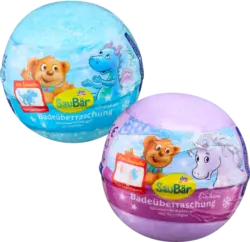 SauBär Kinder Badezusatz Badeüberraschung mit Spielzeugfigur