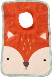 ALANA Lätzchen mit 3D-Fuchs-Applikation, orange