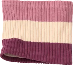 ALANA Loop Schal mit Ripp-Struktur, rosa & beige