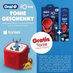 Oral-B Elektrische Zahnbürste iO Kinder Spiderman mit Reiseetui, ab 6 Jahren