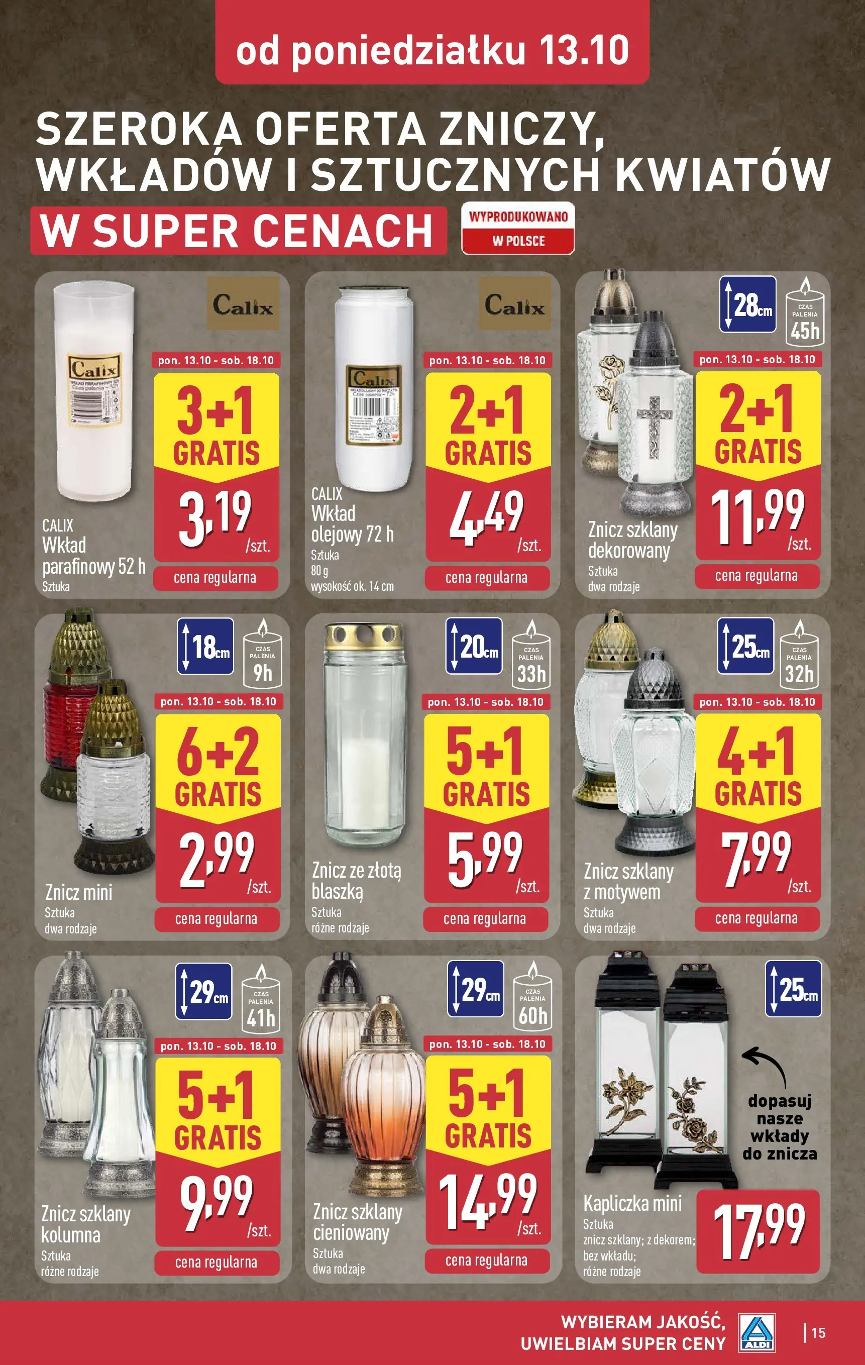 Aldi Gazetka od 13.10.2025 - Ulotka PDF, promocje | Strona: 15