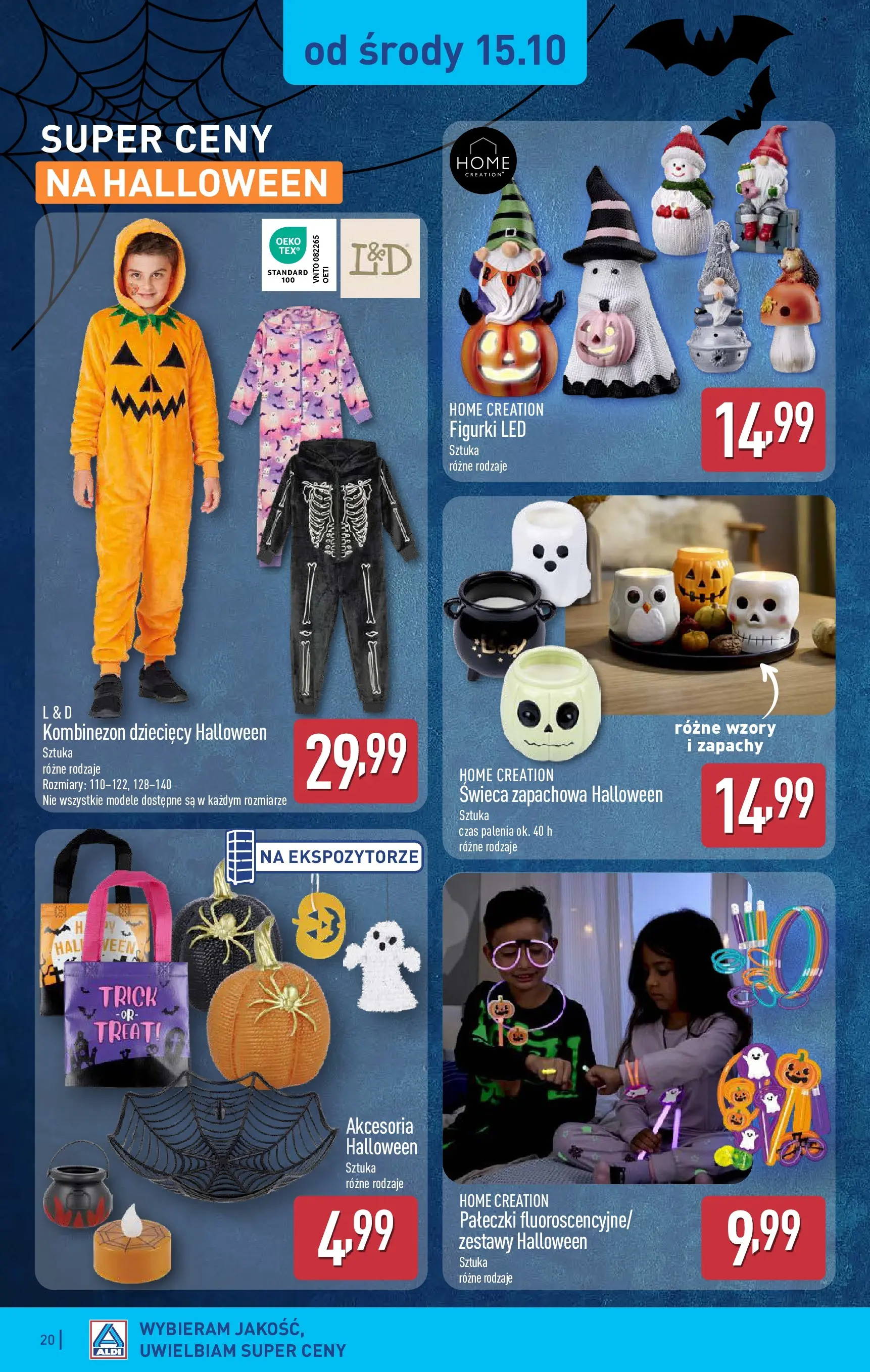 Aldi Gazetka od 13.10.2025 - Ulotka PDF, promocje | Strona: 20 | Produkty: Kombinezon, Figurki