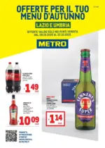 Metro Offerte Menù d'Autunno - Area 3 - al 22.10.2025