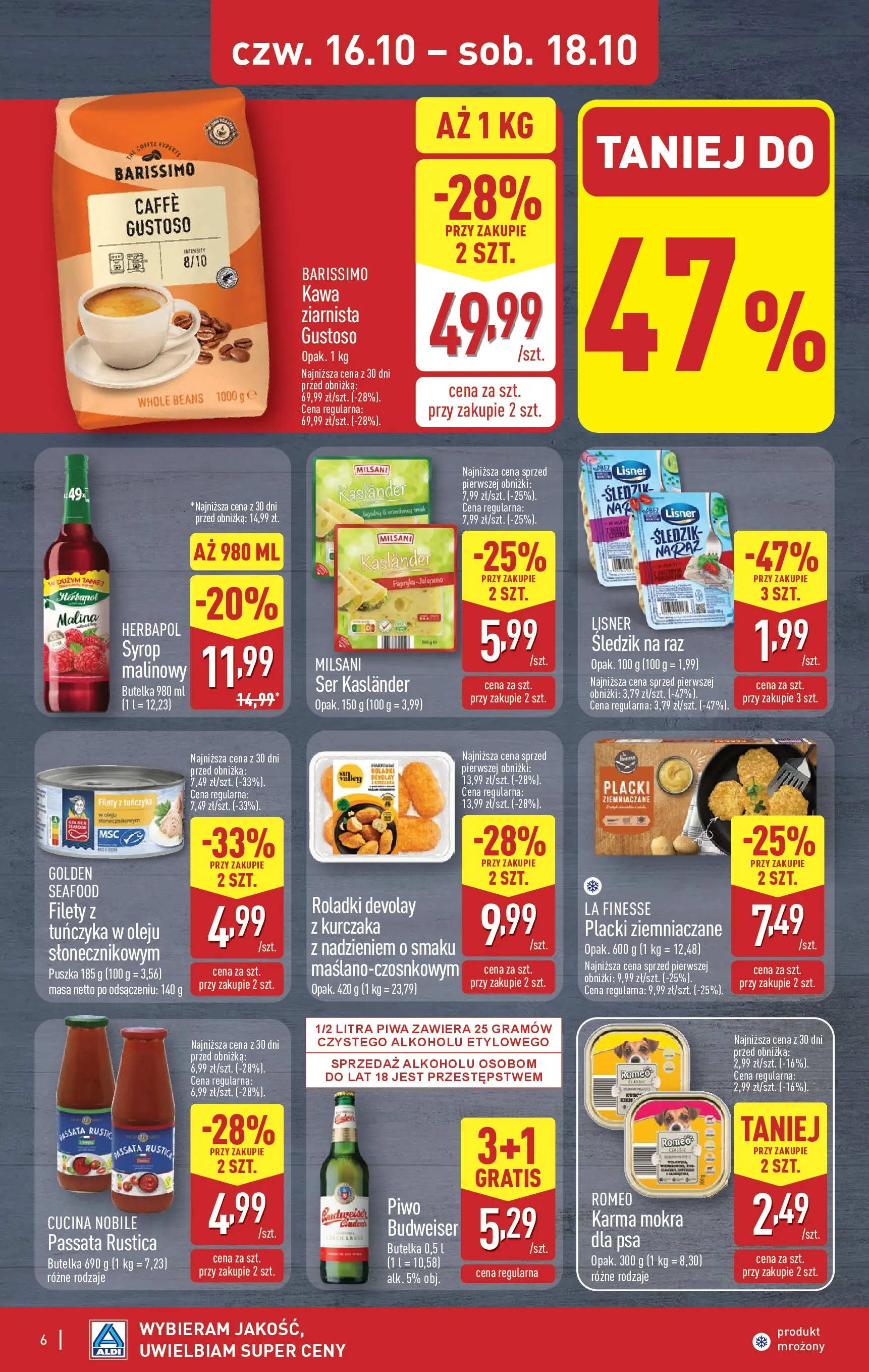 Aldi Gazetka - Okazje na weekend od 16.10.2025 - Ulotka PDF, promocje | Strona: 6