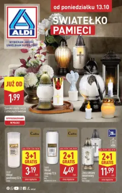 Pogląd oferty "Aldi Gazetka - Światełko pamięci" - ważna od 13.10.2025
