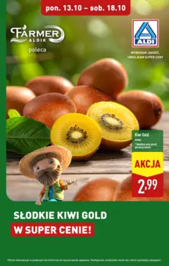 Pogląd oferty "Aldi Gazetka - Słodkie kiwi" - ważna od 13.10.2025