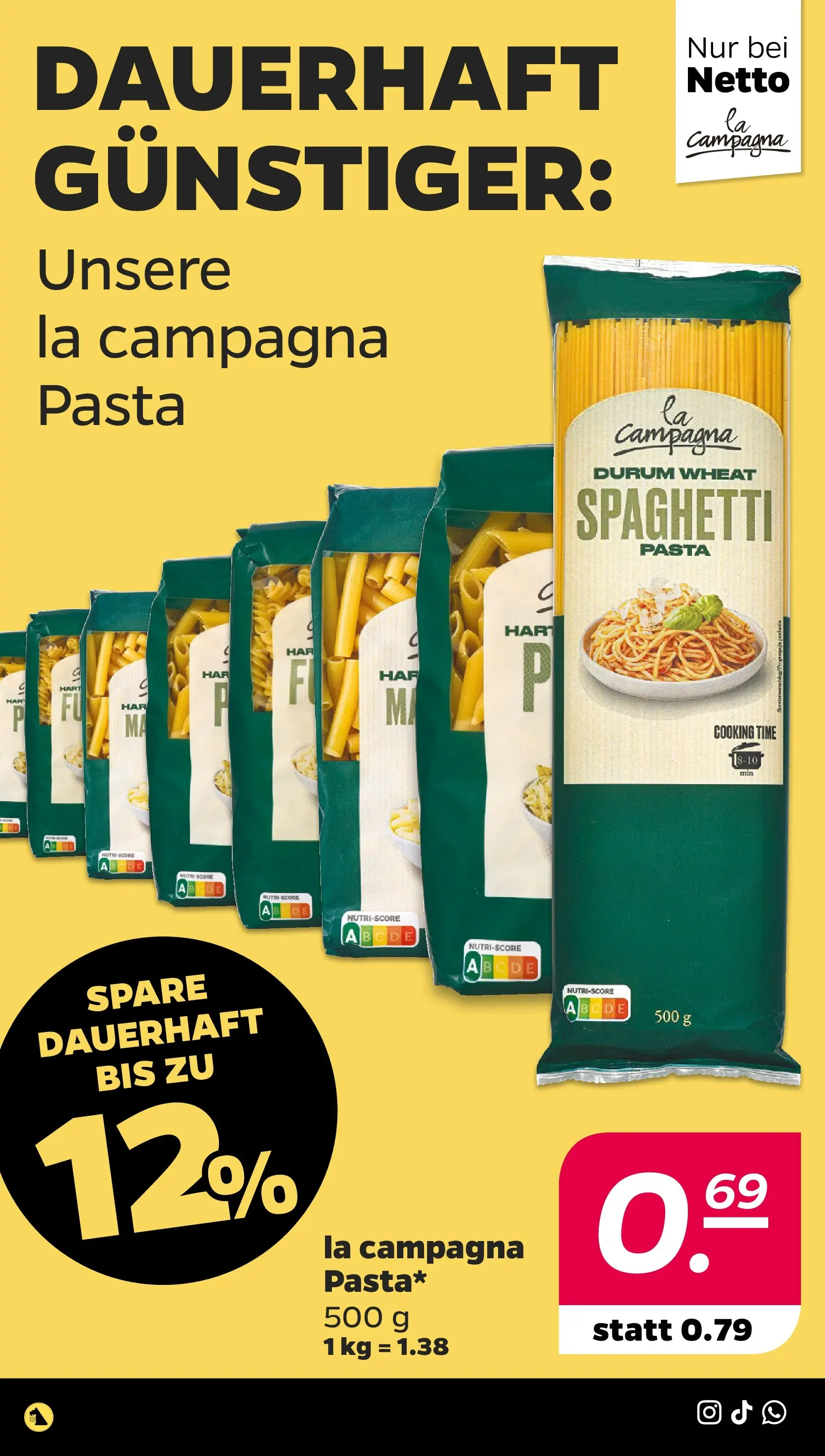 Netto - Netto APS : Wochenangebote ab 26.10.2025 → Angebote nächste Woche | Seite: 14 | Produkte: Pasta