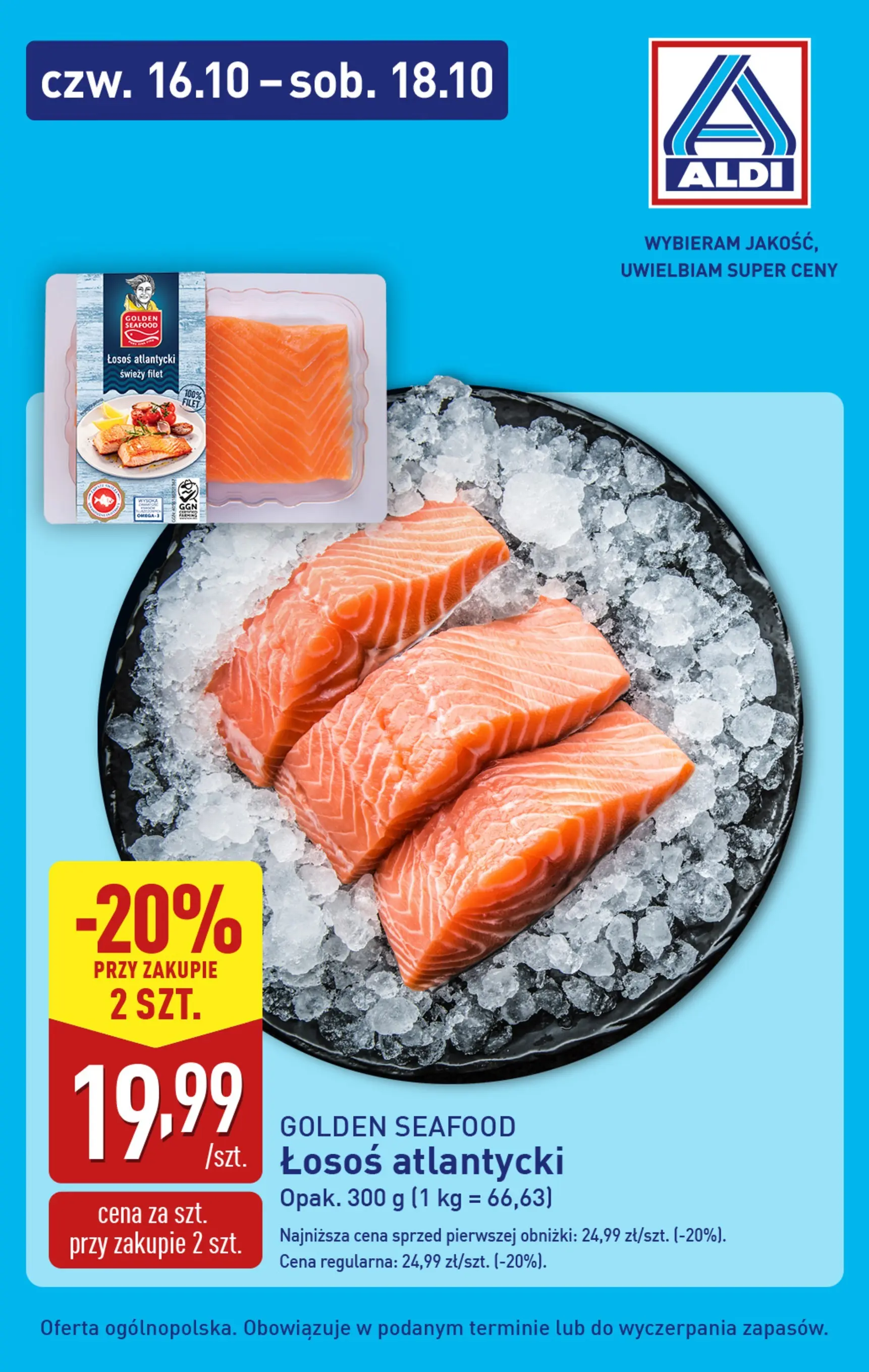 Aldi Gazetka - Od czwartku od 16.10.2025 - Ulotka PDF, promocje | Strona: 4 | Produkty: Łosoś atlantycki, Łosoś