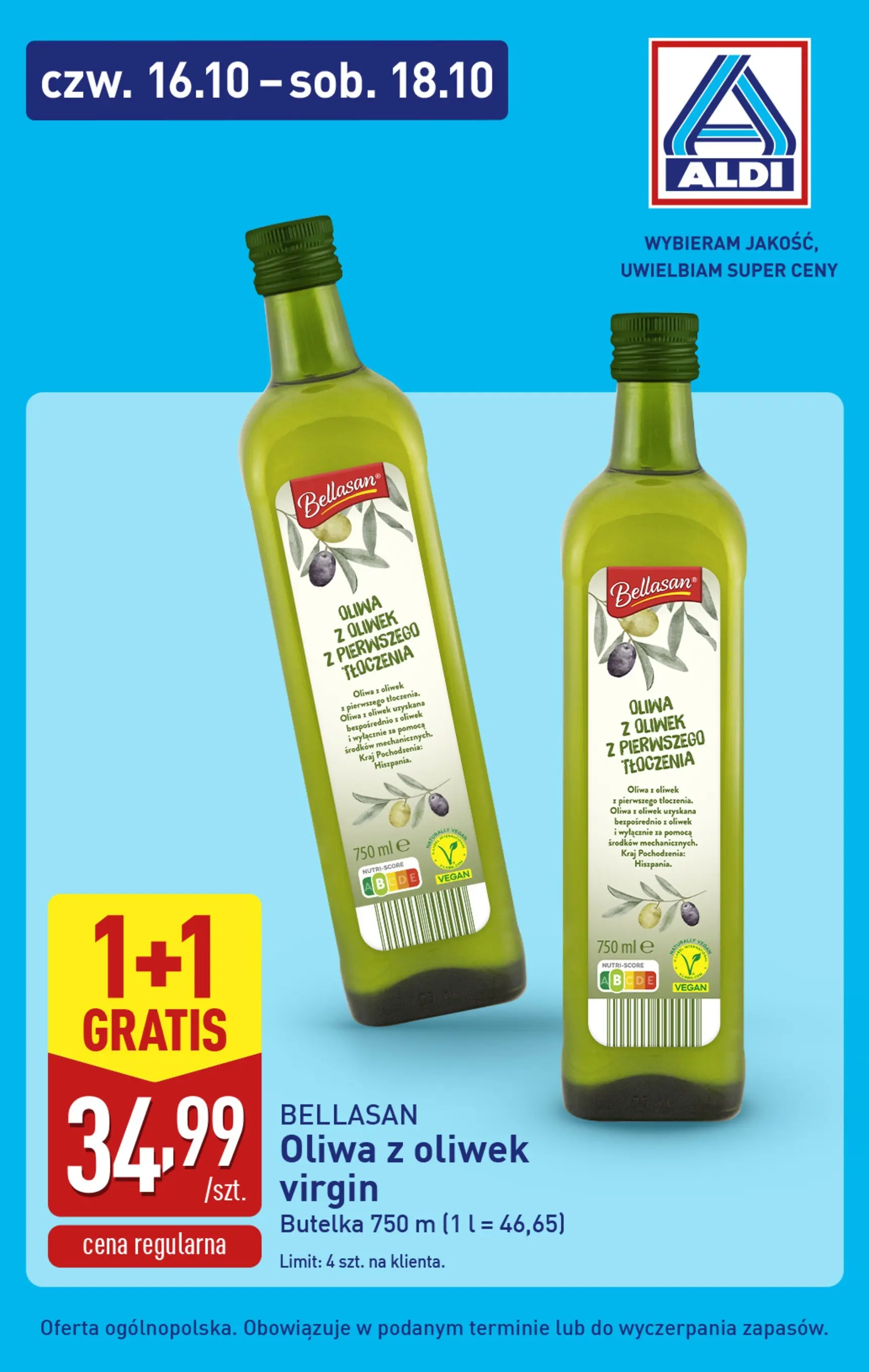 Aldi Gazetka - Od czwartku od 16.10.2025 - Ulotka PDF, promocje | Strona: 5 | Produkty: Oliwa z oliwek